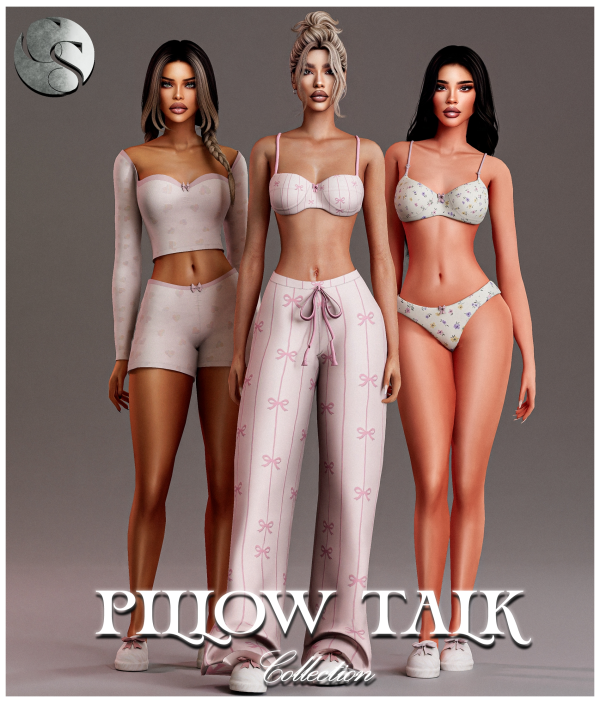 Alpha CAMUFLAJE Pillow Talk Collection Teaser by simsfinds - The Sims 4 Custom Content