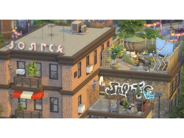 Maxis Match 1 The Old salt House Apartments by kestrelteens - The Sims 4 Custom Content