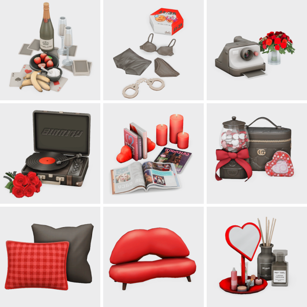 Maxis Match valentines night sims 4 finds by simsfinds - The Sims 4 Custom Content