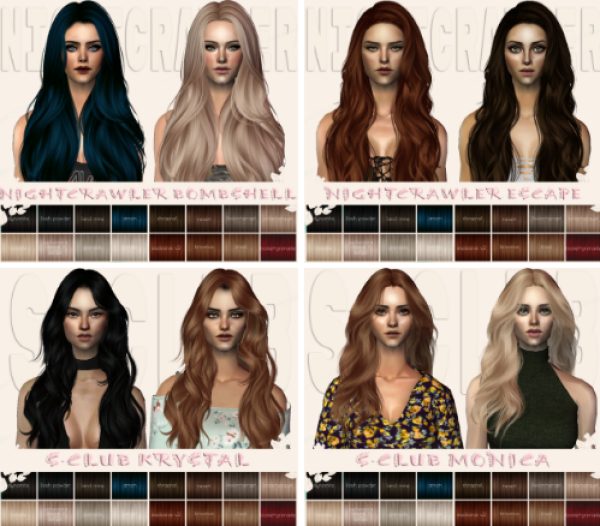 Dump Hair Conversion simblr by simsfinds - The Sims 2 Custom Content