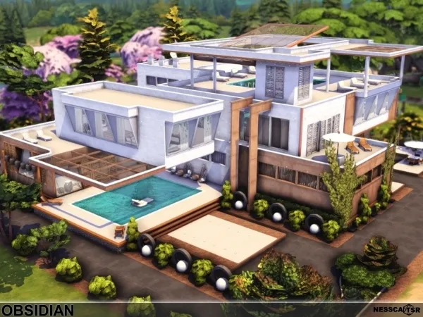 Maxis Match Obsidian by nesscasims - The Sims 4 Custom Content