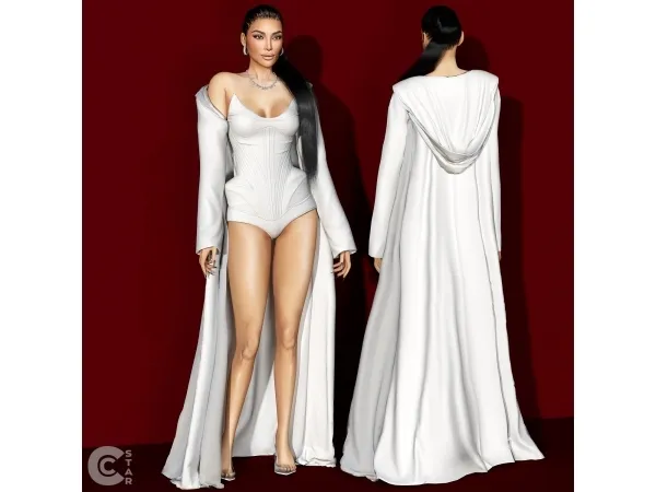 Corset with Floor-length robe - cool_content_star