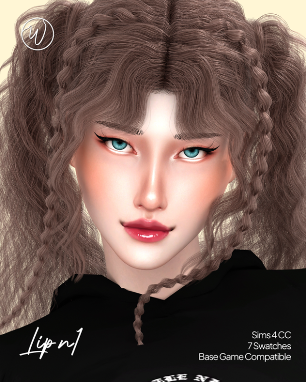 Mix LIP N1 by simsfinds - The Sims 4 Custom Content