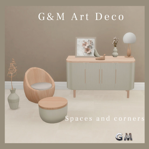 Mix GM Art Deco by simsfinds - The Sims 4 Custom Content