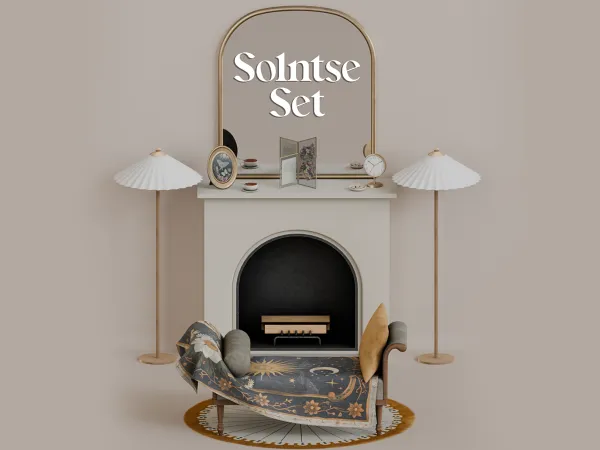 Mix Solntse Set by simsfinds - The Sims 4 Custom Content