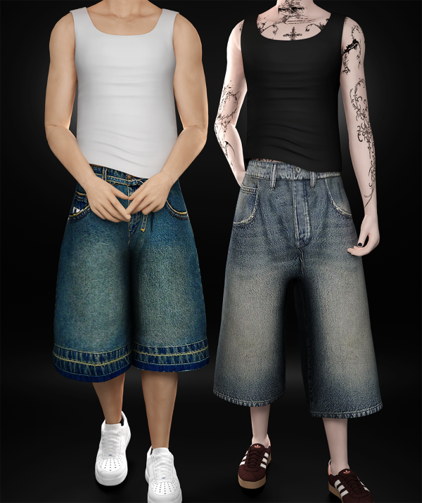 Mix MUSCULOSA AND TATTOO DATCORE by whimp - The Sims 4 Custom Content