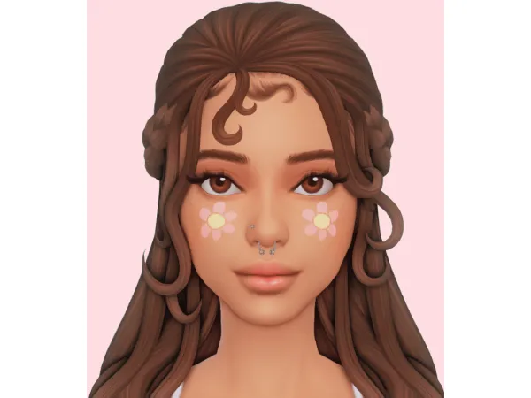 Maxis Match Cute Face Stickers by JellyPaws - The Sims 4 Custom Content