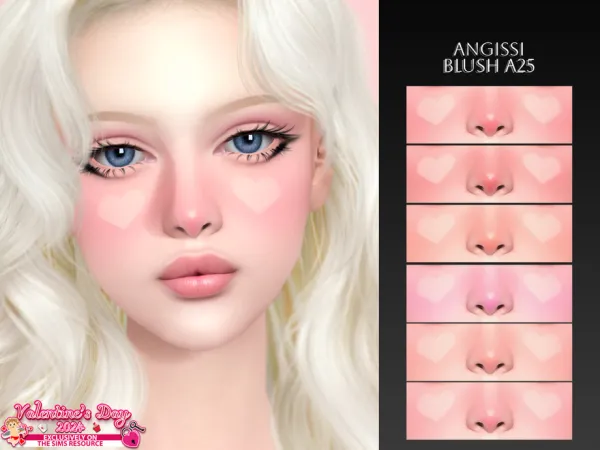 Mix BLUSH A25 by thesimsresource - The Sims 4 Custom Content