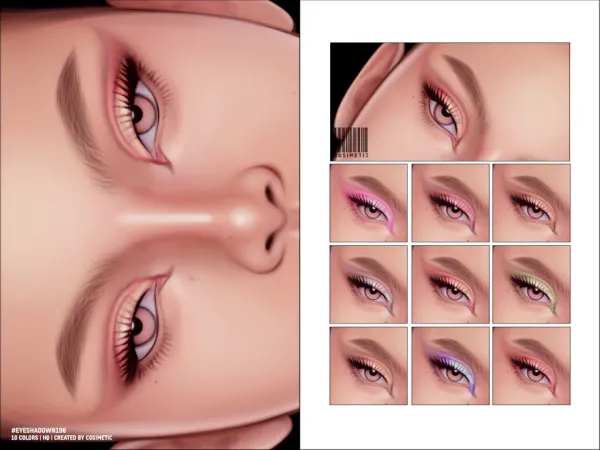 Mix Eyeshadow N196 by thesimsresource - The Sims 4 Custom Content
