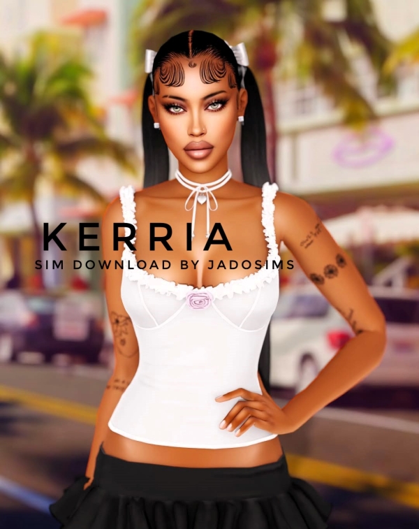Alpha Kerria (Sim Download) by shopwithflynnn - The Sims 4 Custom Content