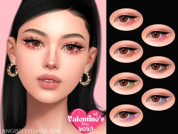Mix Eyeliner A210 by thesimsresource - The Sims 4 Custom Content