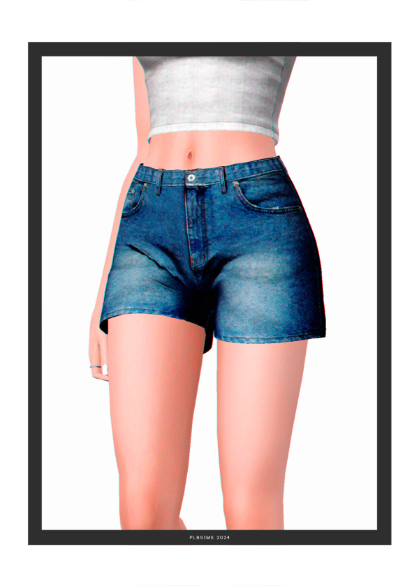Touch Denim Shorts by simsfinds - The Sims 3 Custom Content