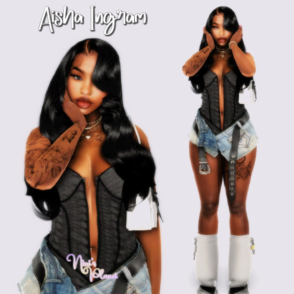 Alpha Aisha Ingram by simsfinds - The Sims 4 Custom Content