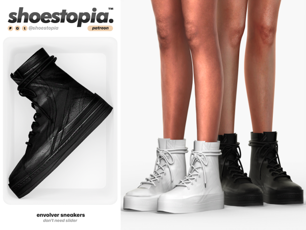 Alpha Shoestopia Envolver Sneaker by shoestopia - The Sims 4 Custom Content