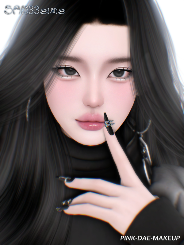 Mix 333PINK DAE Blushlipstick by simsfinds - The Sims 4 Custom Content