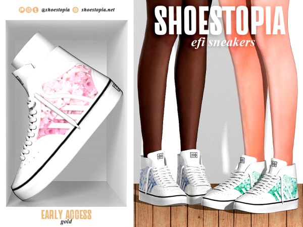 Alpha Shoestopia Efi Sneakers by shoestopia - The Sims 4 Custom Content