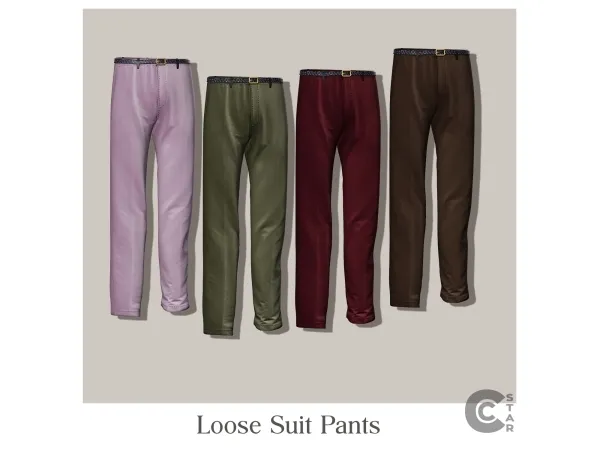 Loose Suit Pants - cool_content_star