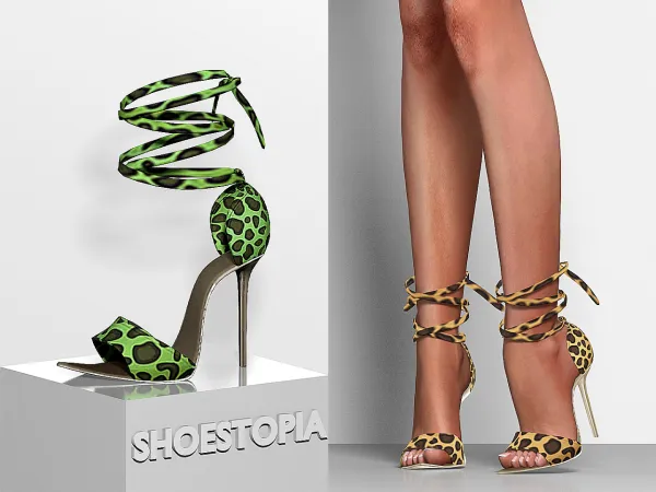 Alpha Shoestopia Panter High Heels by shoestopia - The Sims 4 Custom Content