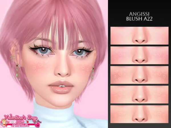Mix BLUSH A22 by thesimsresource - The Sims 4 Custom Content