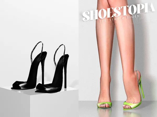 Alpha Shoestopia Princess High Heels by shoestopia - The Sims 4 Custom Content