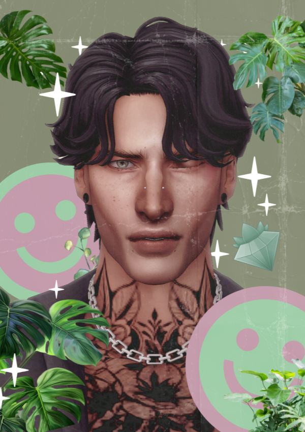 Mix High Nostril Piercings by angophorasims - The Sims 4 Custom Content