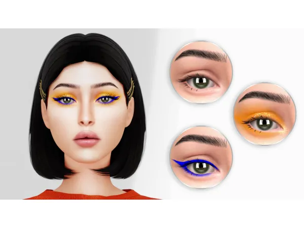 Mix HELENIUM MAKEUP AND GENETICS SET by modcollective - The Sims 4 Custom Content