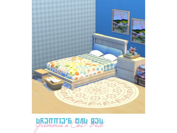 Maxis Match Gremmies CnD Bed by gremmiesims - The Sims 4 Custom Content