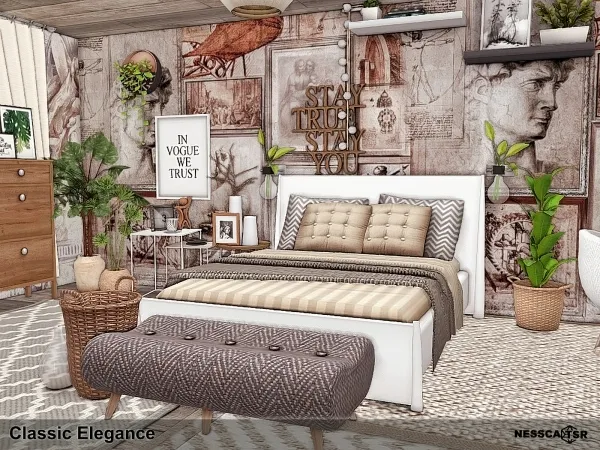 Mix Classic Elegance by nesscasims - The Sims 4 Custom Content