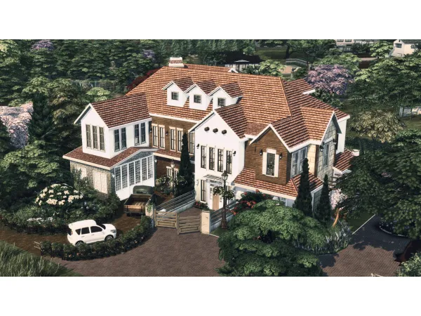 Alpha YELKI FAMILY VILLA by SyLoeSy - The Sims 4 Custom Content