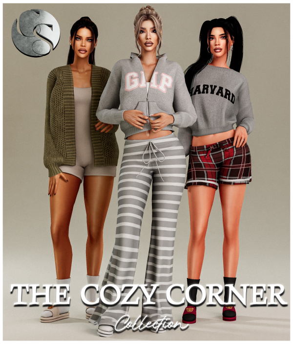 Alpha CAMUFLAJE The Cozy Corner Collection by simsfinds - The Sims 4 Custom Content