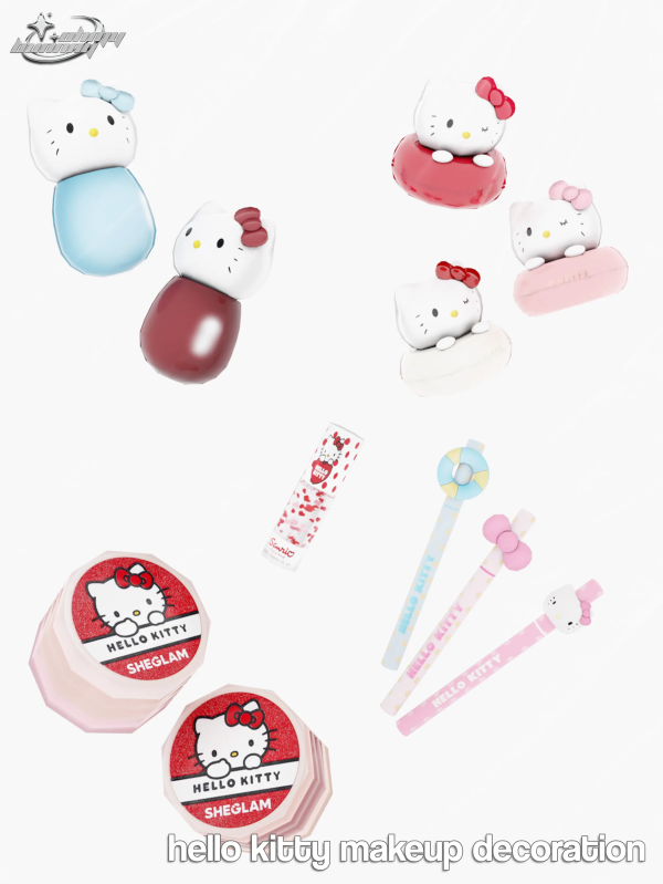 Alpha SHEGLAM HELLO KITTY MAKEUP DECORATION by ohmybunnny2 - The Sims 4 Custom Content