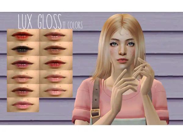LUX GLOSS lime sims by simsfinds - The Sims 2 Custom Content