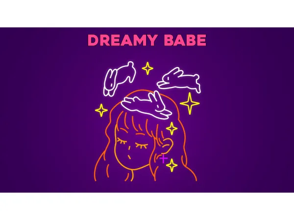 Mix NEON FEBRUARY COLLECTION 1 by simsfinds - The Sims 4 Custom Content