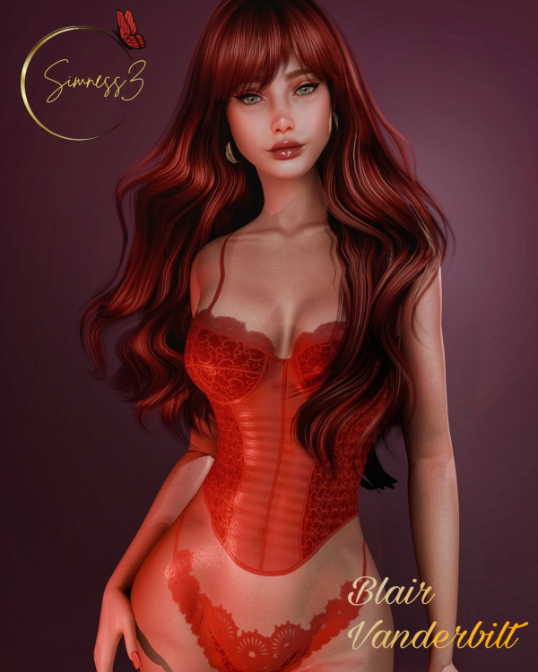 Alpha BLAIR VANDERBILT by simnessz - The Sims 4 Custom Content