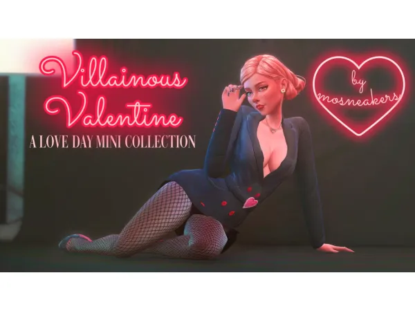 Maxis Match Villainous Valentine by mosneakers - The Sims 4 Custom Content