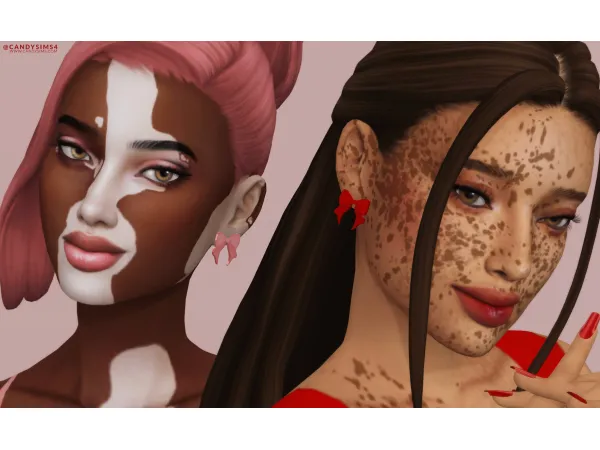 Maxis Match AMOR EARRINGS by candysims - The Sims 4 Custom Content