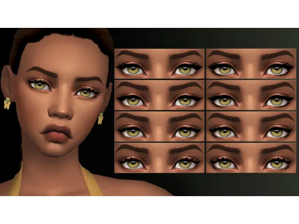Maxis Match 3D EYELASHES by EvilQuinzel - The Sims 4 Custom Content