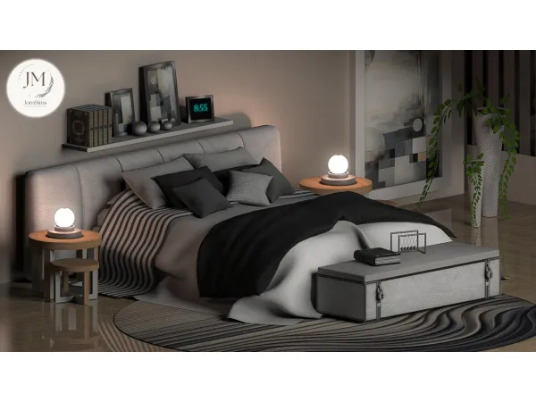 Alpha VELARA BEDROOM by jomsims - The Sims 4 custom content