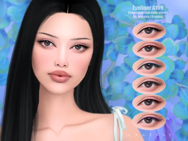 Mix Eyeliner A109 by thesimsresource - The Sims 4 Custom Content