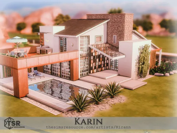 Maxis Match Karin No by Rirann - The Sims 4 Custom Content