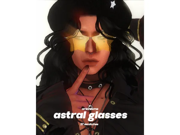 Maxis Match astral glasses sims 4 by orionisms - The Sims 4 Custom Content