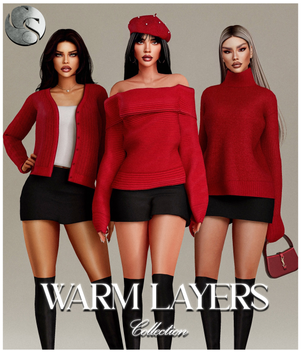 Alpha CAMUFLAJE Warm Layers Collection by simsfinds - The Sims 4 Custom Content
