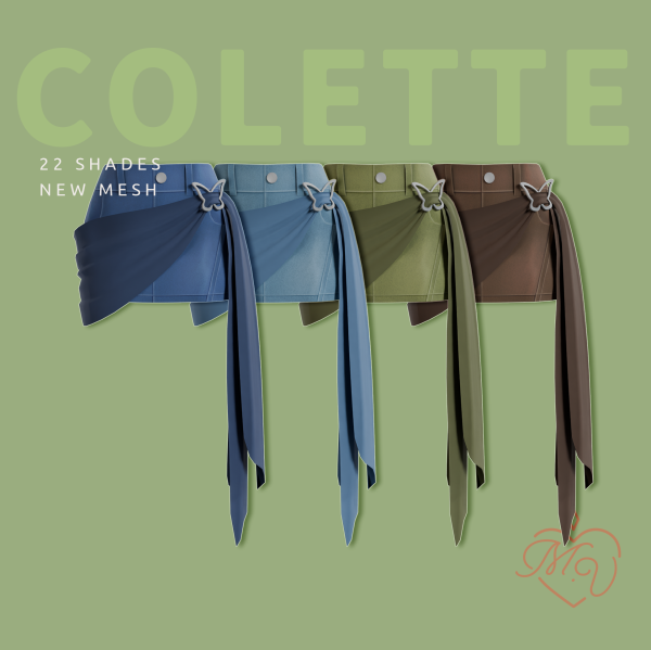 Maxis Match Colette Skirt by simsfinds - The Sims 4 Custom Content