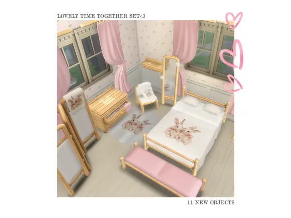 Maxis Match Lovely Time Together Set by Tamsie - The Sims 4 Custom Content