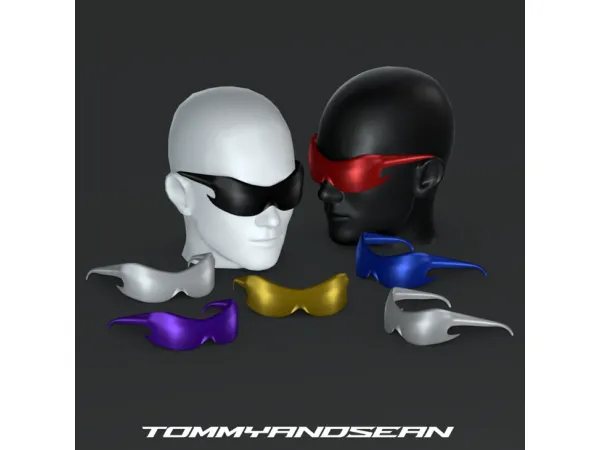 BB METALLIC SPEED CAT SUNGLASSES by Tommyandseancc