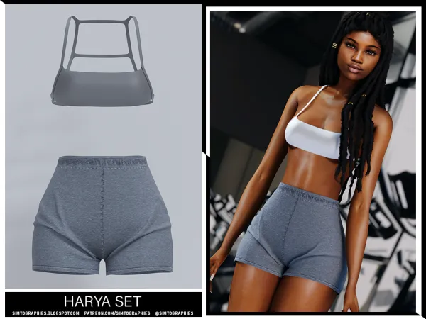Alpha Harya Set - The Sims 4 Custom Content