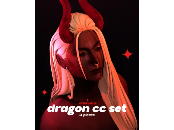 Maxis Match dragon set by orionisms - The Sims 4 Custom Content