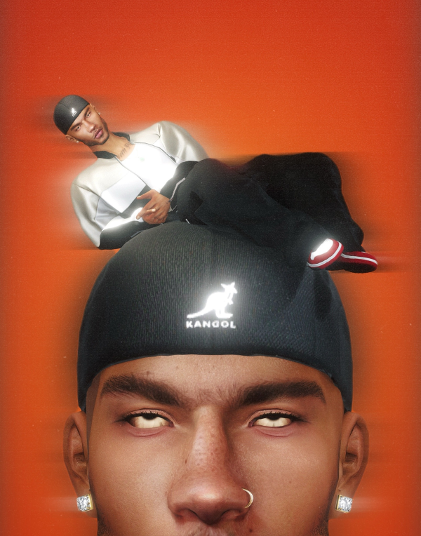Alpha The Classic Kangol by simsfinds - The Sims 4 Custom Content