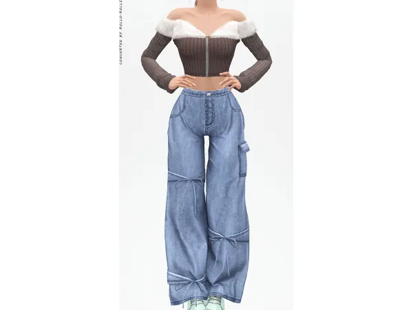 BlueRose Megan Outfit 4t3 rolls by rollo - The Sims 3 Custom Content