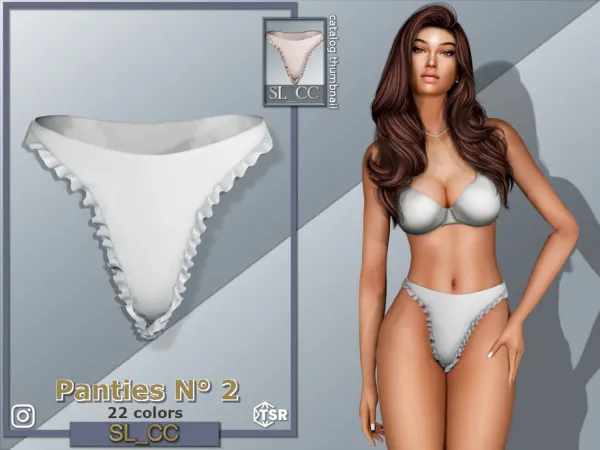 Mix SL_Panties_2 by SL_CCSIMS - The Sims 4 Custom Content